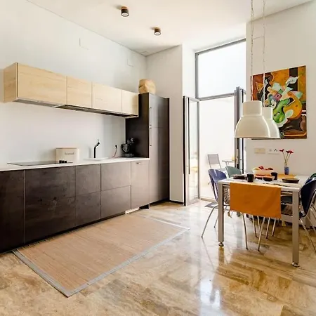 Cozy Loft Patio+Pool +Wifi Apartment Valencia Exterior photo